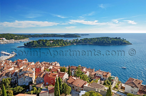Rovinj islands and coastal area